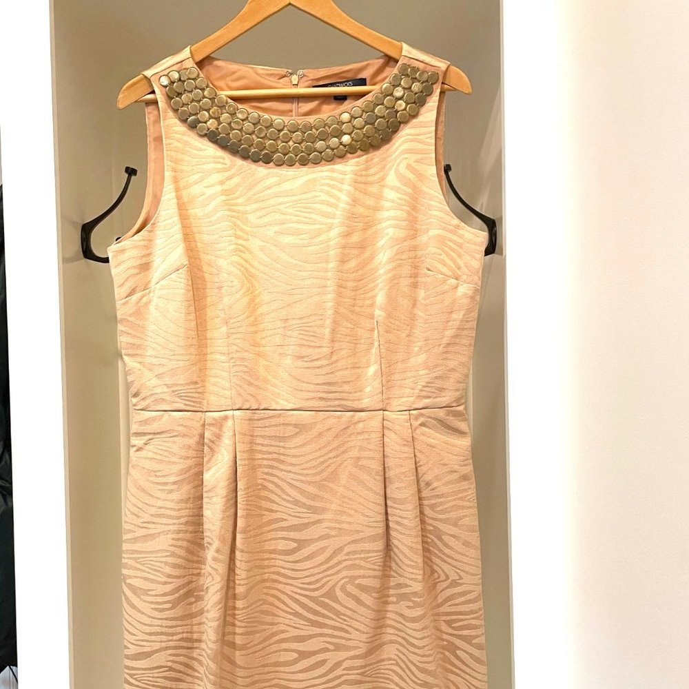 Gold details Chadwicks dress size 16